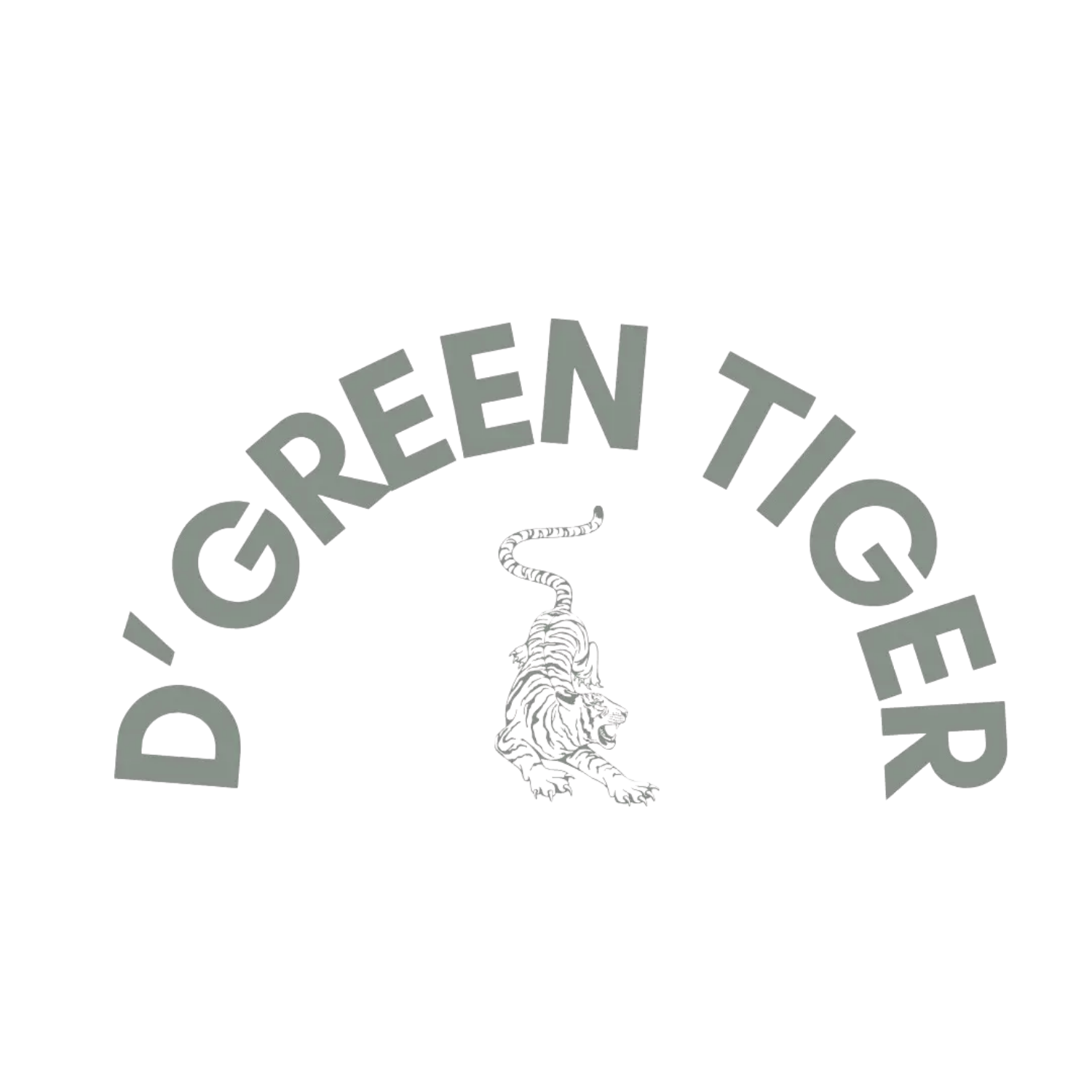 D Green Tiger logo